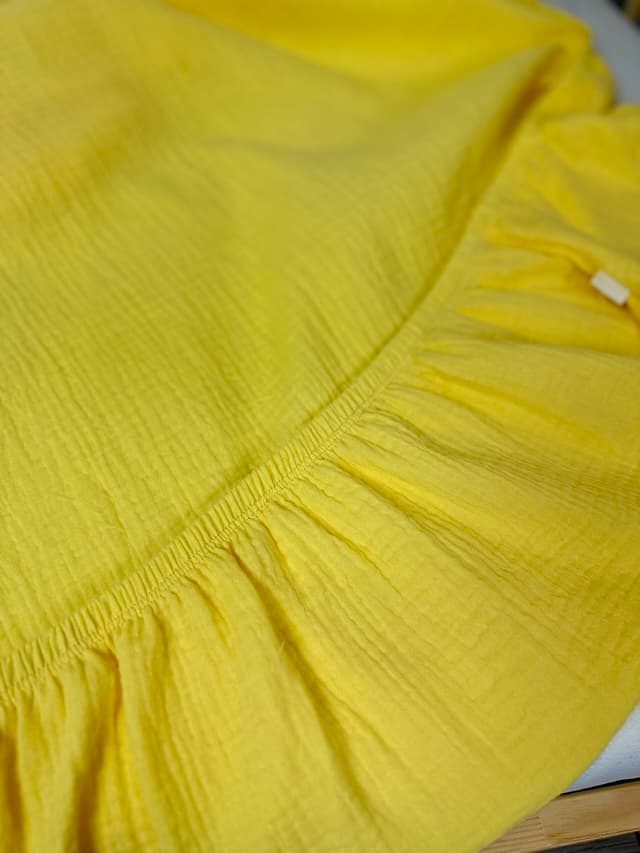 Muslin Fitted Sheet for a Cot