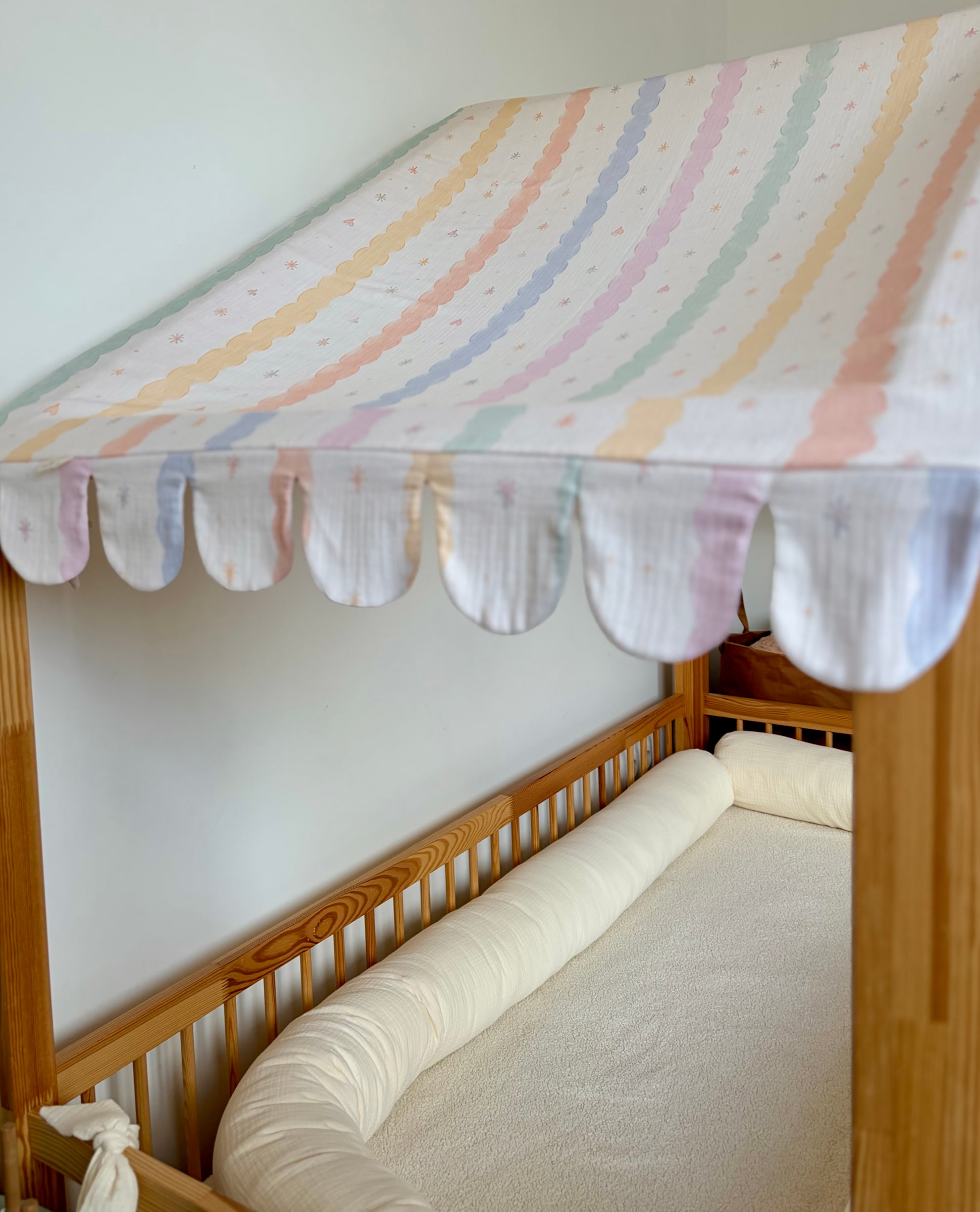 Musselinbezug für Bolster-Bumper