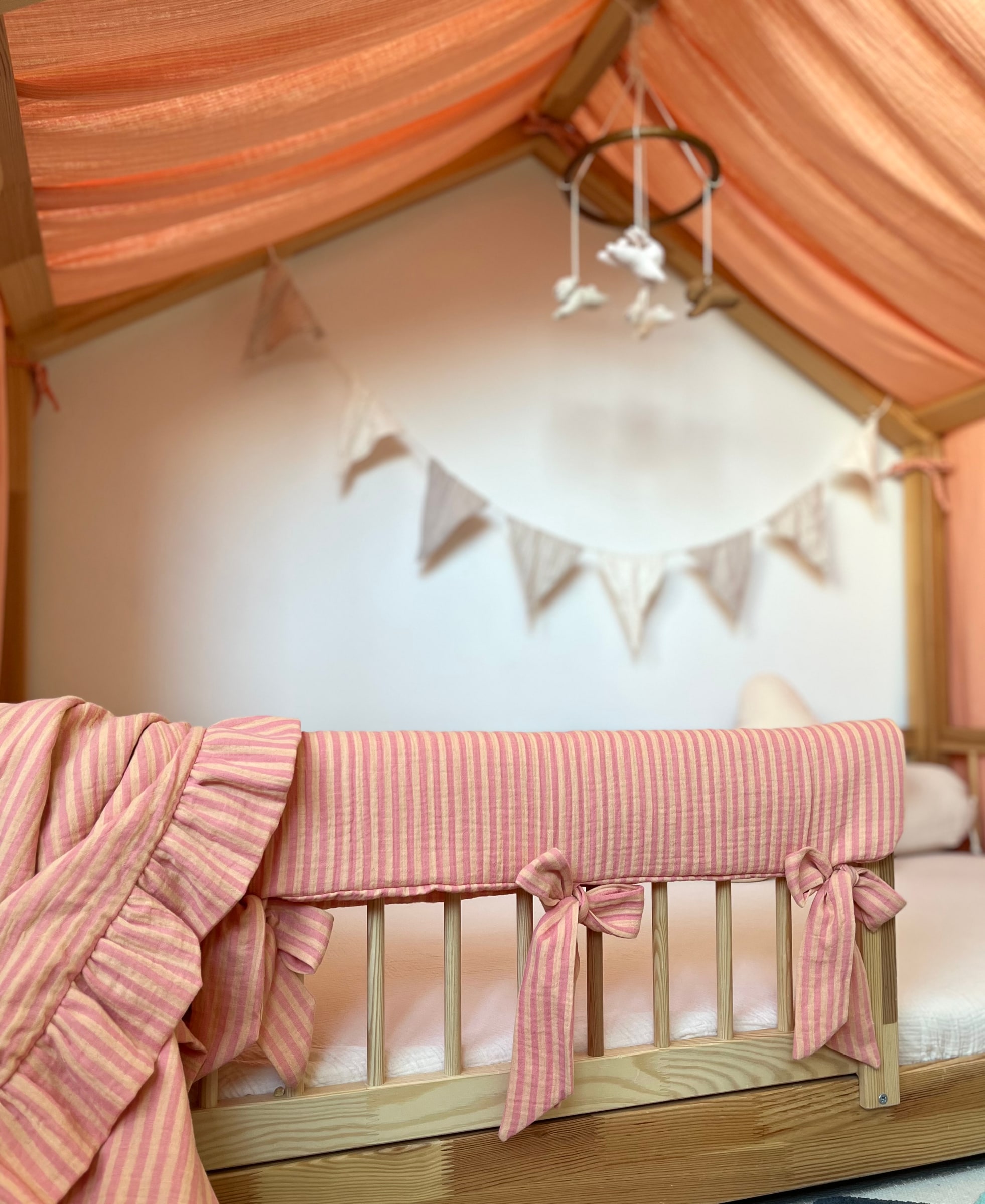 Muslin Rail Cover