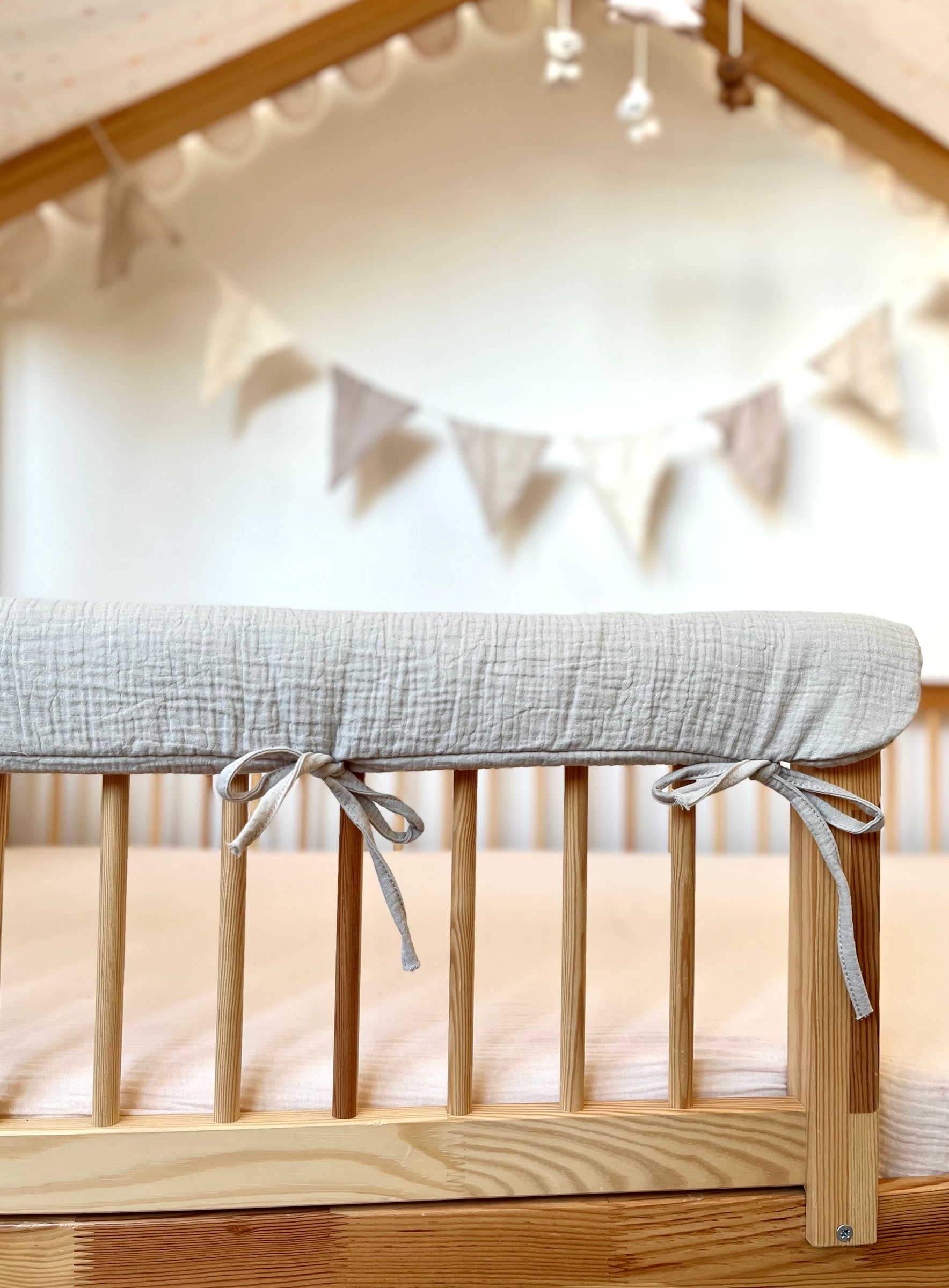 Muslin Rail Cover