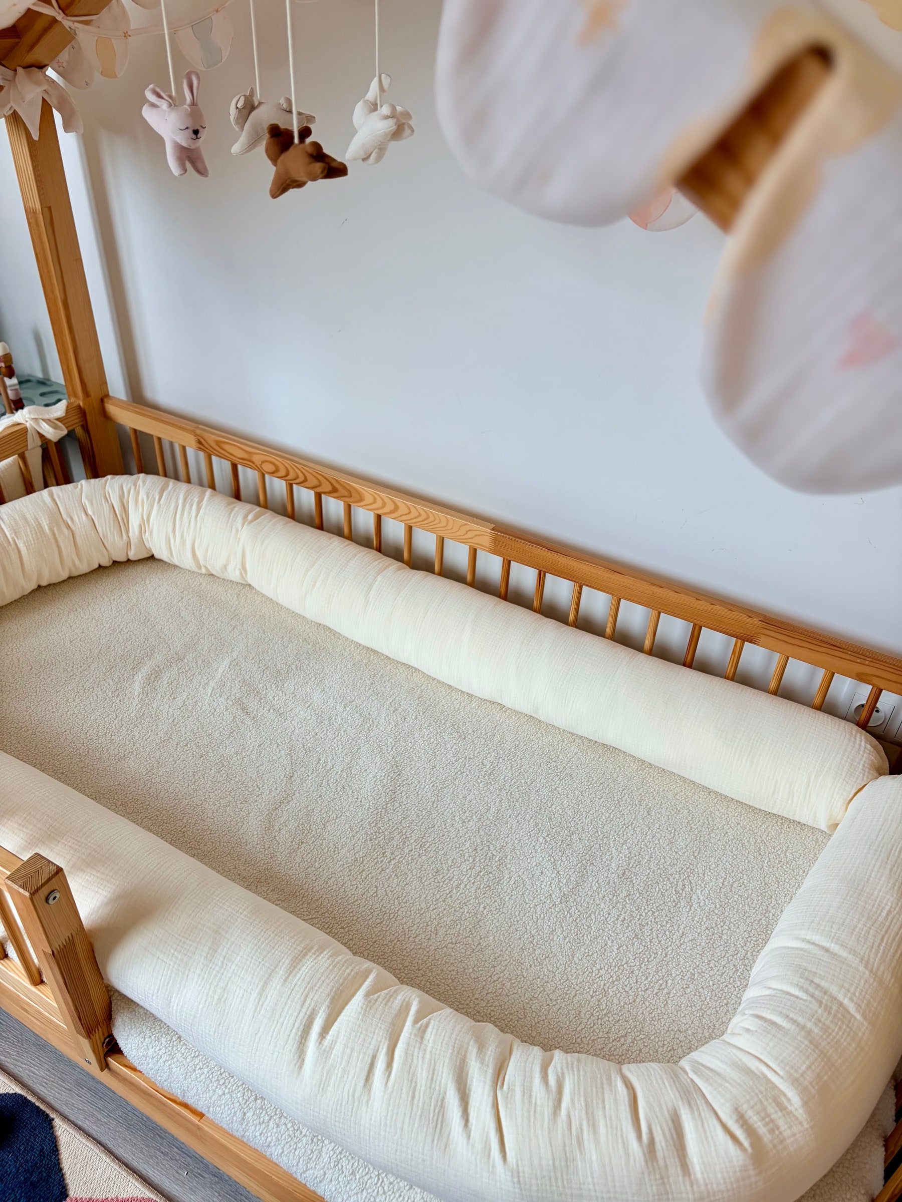 Musselinbezug für Bolster-Bumper