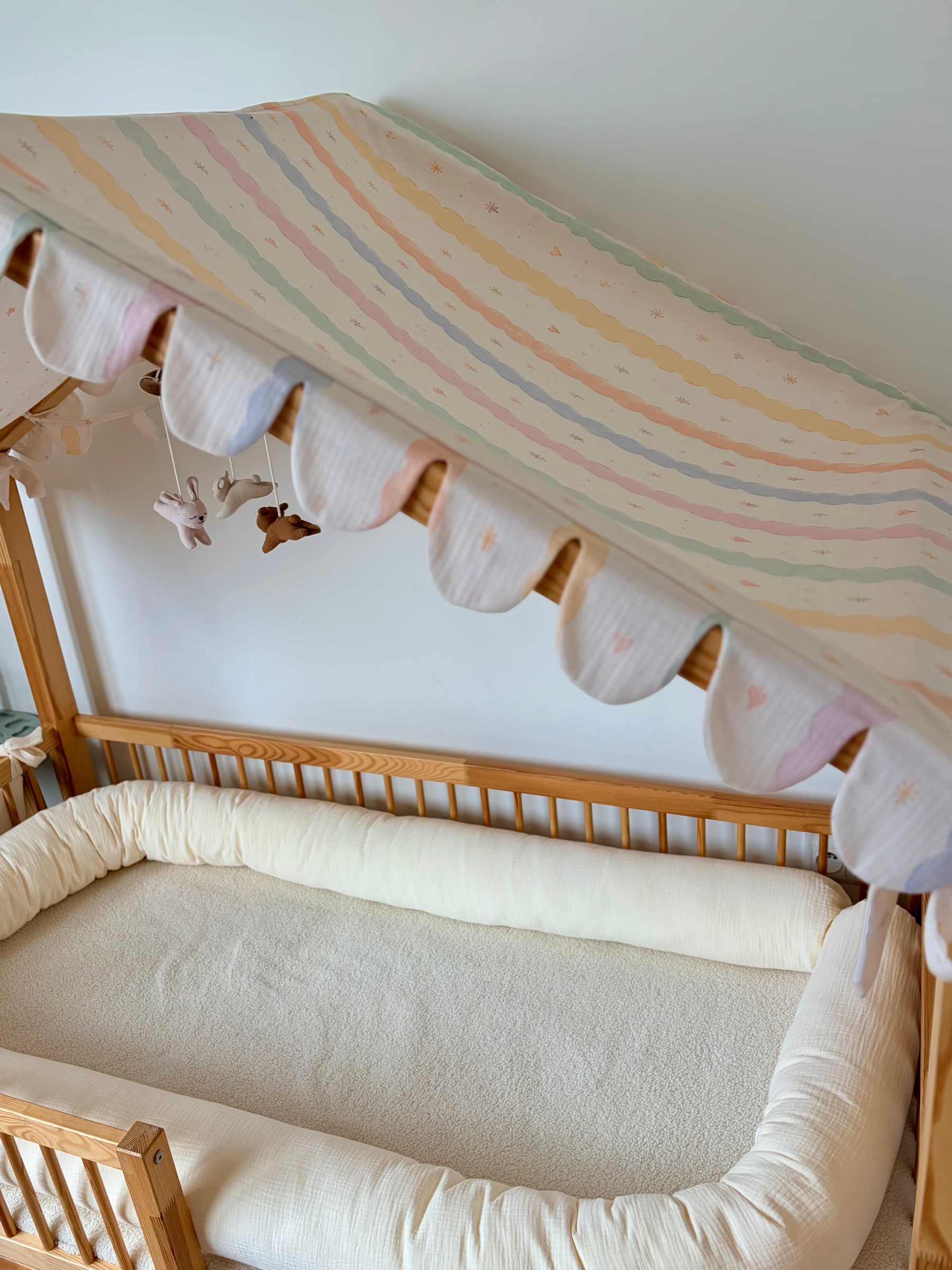 Musselinbezug für Bolster-Bumper